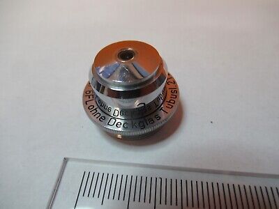 LEITZ WETZLAR POL OBJECTIVE 6FL OPTIC 215mm MICROSCOPE PART AS PICTURED &3K-A-40