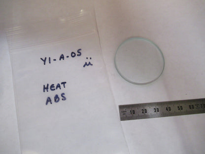 BAUSCH LOMB HEAT ABSORBER GLASS FILTER OPTIC MICROSCOPE PART AS PICTURED Y1-A-05
