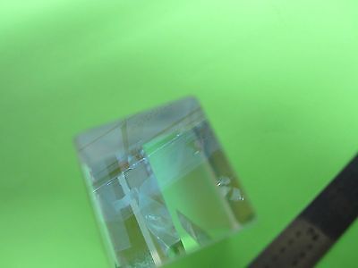 OPTICAL BEAM SPLITTER [chipped on corner] LASER OPTICS BIN#8Y-94