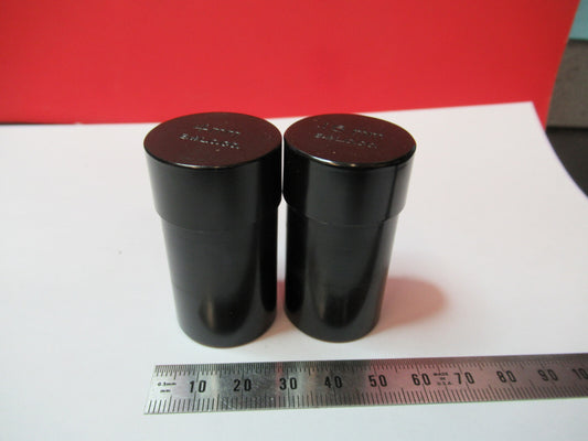 BAUSCH LOMB EMPTY BRASS OBJECTIVE CANS MICROSCOPE PART AS PICTURED T7-A-19