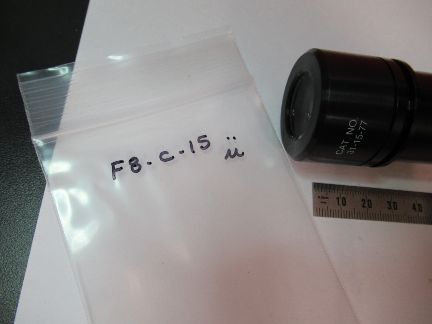INDUSTRIAL BAUSCH LOMB EYEPIECE  31-15-77 MICROSCOPE PART MICROZOOM F8-C-15