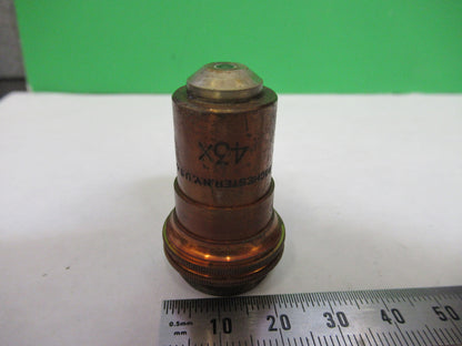 ANTIQUE BAUSCH LOMB BRASS OBJECTIVE 43X MICROSCOPE PART AS PICTURED S7-A-30
