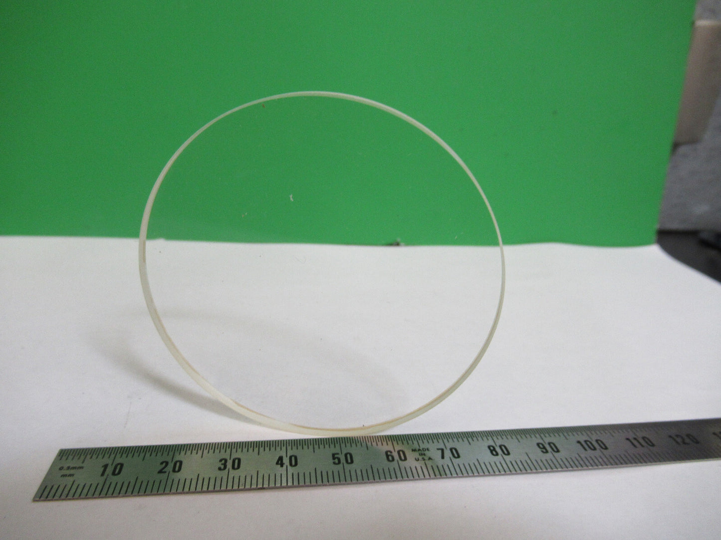 OPTICAL FLAT MIL SPEC BK7 GLASS OPTICS AS PICTURED 80-B-22