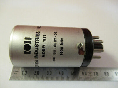 OVEN INDUSTRIES QUARTZ CRYSTAL RESONATOR 1000 KC FREQUENCY AS PICTURED &FT-1-H