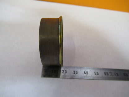ANTIQUE BRASS ENGLAND RJ BECK CONDENSER PART MICROSCOPE PART AS PICTURED Y2-A-72