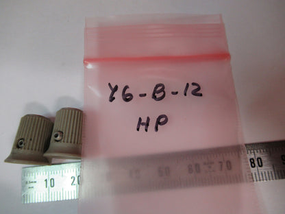 HP HEWLETT PACKARD SET OF PLASTIC KNOBS INSTRUMENT AS PICTURED Y6-B-12