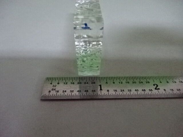 SYNTHETIC QUARTZ CRYSTAL Q FACTOR SLAB GROWTH FREQUENCY CONTROL AS IS #AS-96
