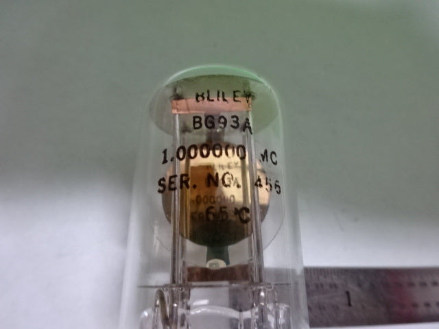 Antique Quartz Radio Crystal Bliley Electric Co. Glass BG93A Frequency Control