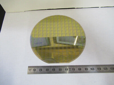FOR PARTS SAPPHIRE WAFER PLATINUM + GOLD COATED OPTICS AS PICTURED #2-FT-08