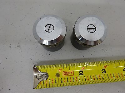 MICROSCOPE PART VICKERS ENGLAND UK SET OF KNOBS AS IS BIN#C8-E-04