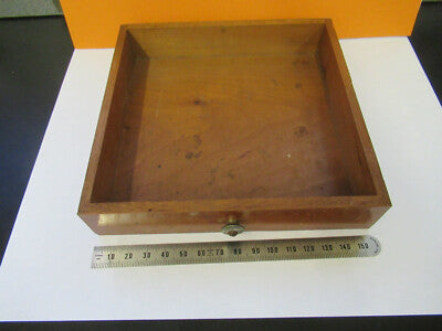Antique Bausch & Lomb Wood Drawer for cabinet Microscope Part