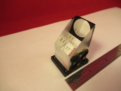 LEITZ WETZLAR GERMANY HEAD PRISM OPTICS OPTICAL MICROSCOPE PART AS PIC &99-FT-48
