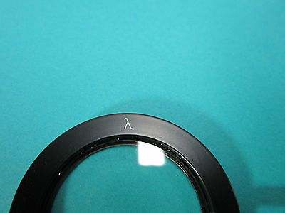 MICROSCOPE PART FILTER LAMBDA GERMANY OPTICS AS PICTURED BIN#B6-08