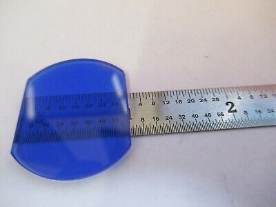ZEISS GERMANY STEREO BLUE FILTER LENS MICROSCOPE OPTICS PC AS PICTURED &3K-A-73
