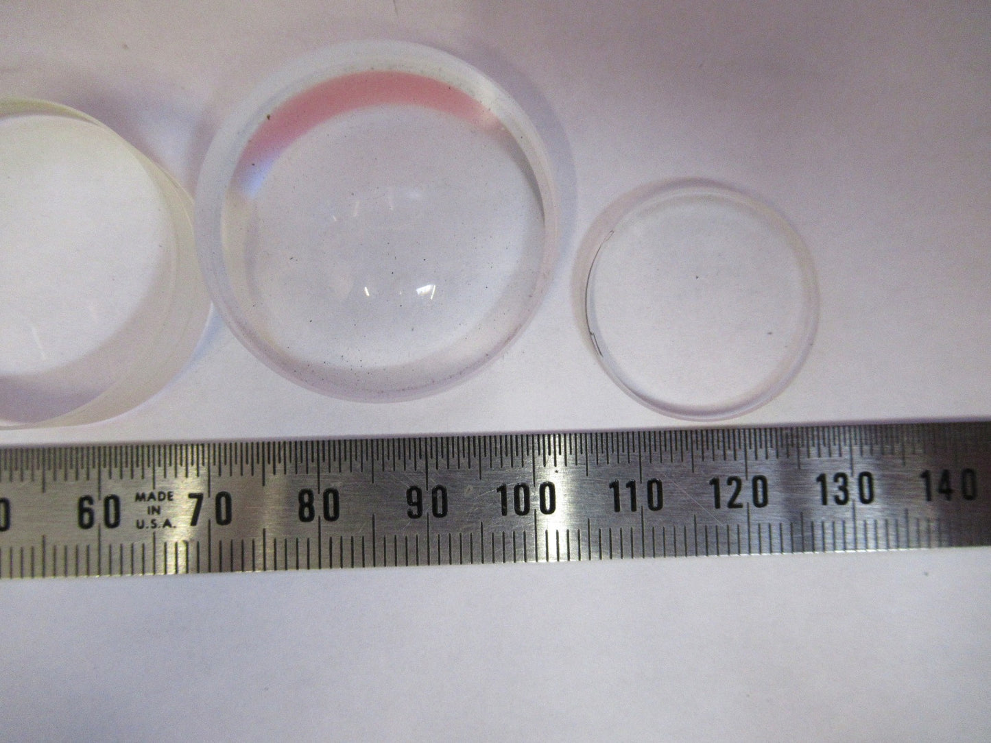 AUS JENA GERMANY LOT GLASS LENSES MICROSCOPE PART AS PICTURED V8-B-60