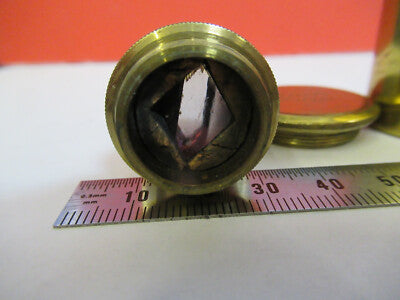 Antique Watson UK England Nicols Polarizer 1860's Microscope Prism AS Pic