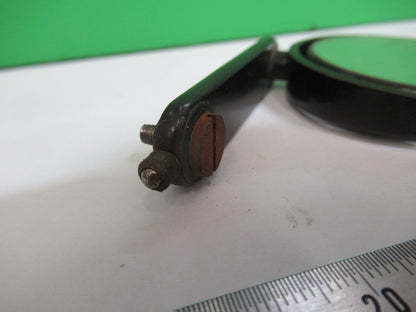 ANTIQUE BAUSCH LOMB MIRROR ILLUMINATOR  MICROSCOPE PART AS PICTURED &Z9-A-153