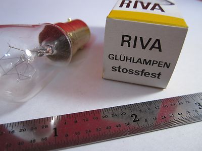 MICROSCOPE LAMP RIVA 235V 15W GERMANY ILLUMINATOR OPTICS AS IS BIN#D8