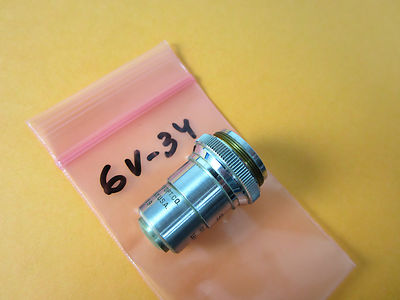 MICROSCOPE OBJECTIVE 10X DIVISIBLE BAUSCH LOMB OPTICS BIN#6V-34