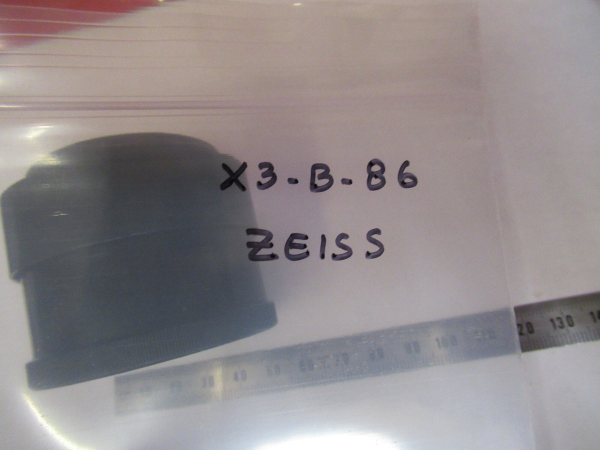 ZEISS JENA GERMANY OBJECTIVE  OPTICS STEREO MICROSCOPE PART AS PICTURED #X3-B-86