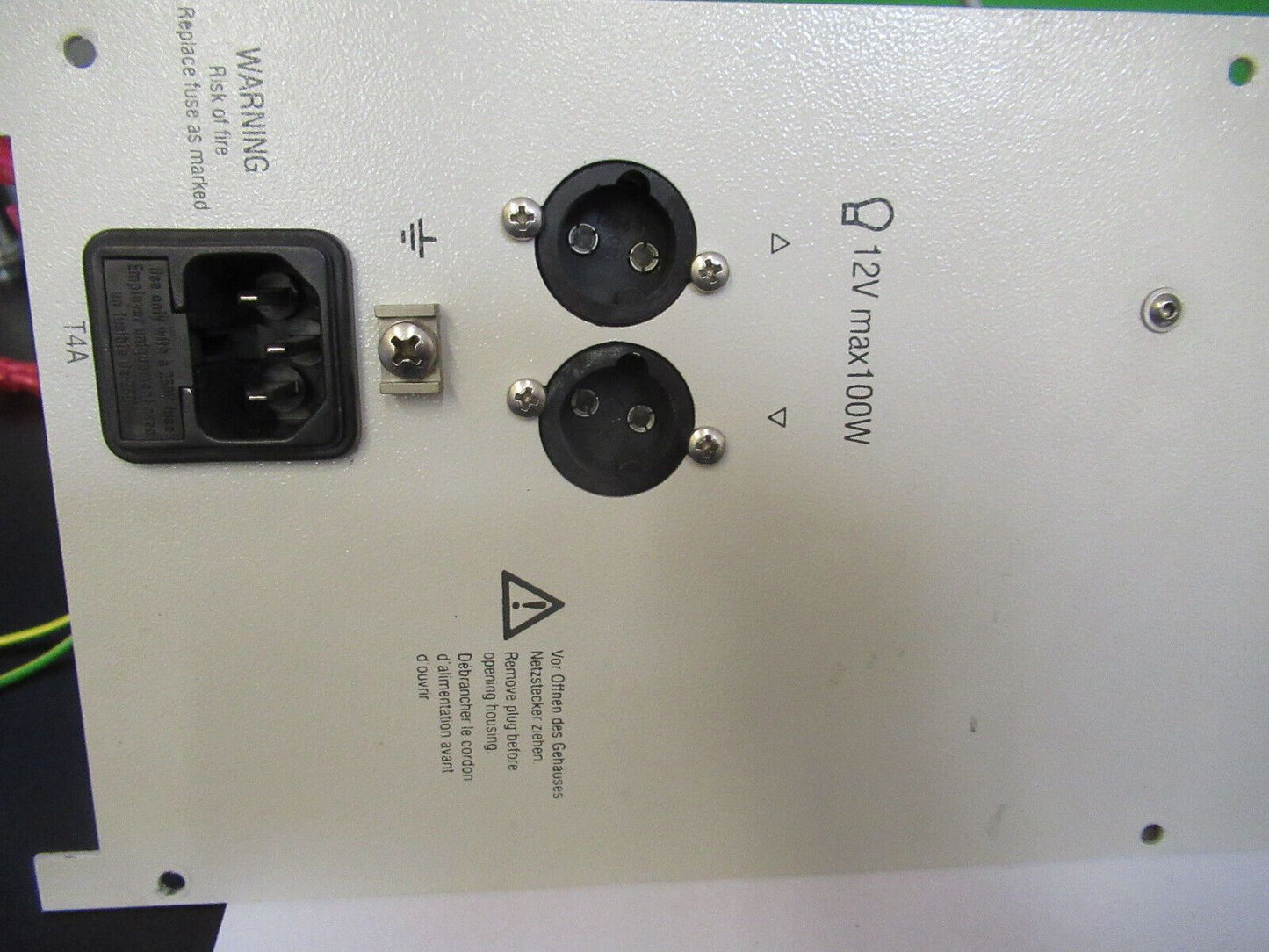 LEICA DMRB POWER SUPPLY ASSEMBLY GERMANY MICROSCOPE PART AS PICTURED &R6-A-114