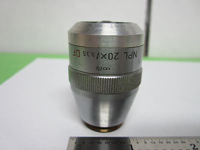Optical Microscope Ergolux 20X Objective Ernst Leitz Germany Optics