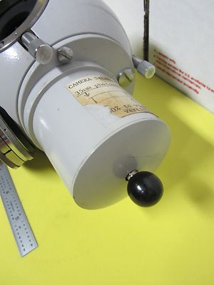 MICROSCOPE PART PHOTOMIC ZEISS HEAD TRINOCULAR HEAVY OPTICS AS IS BIN#H8-08
