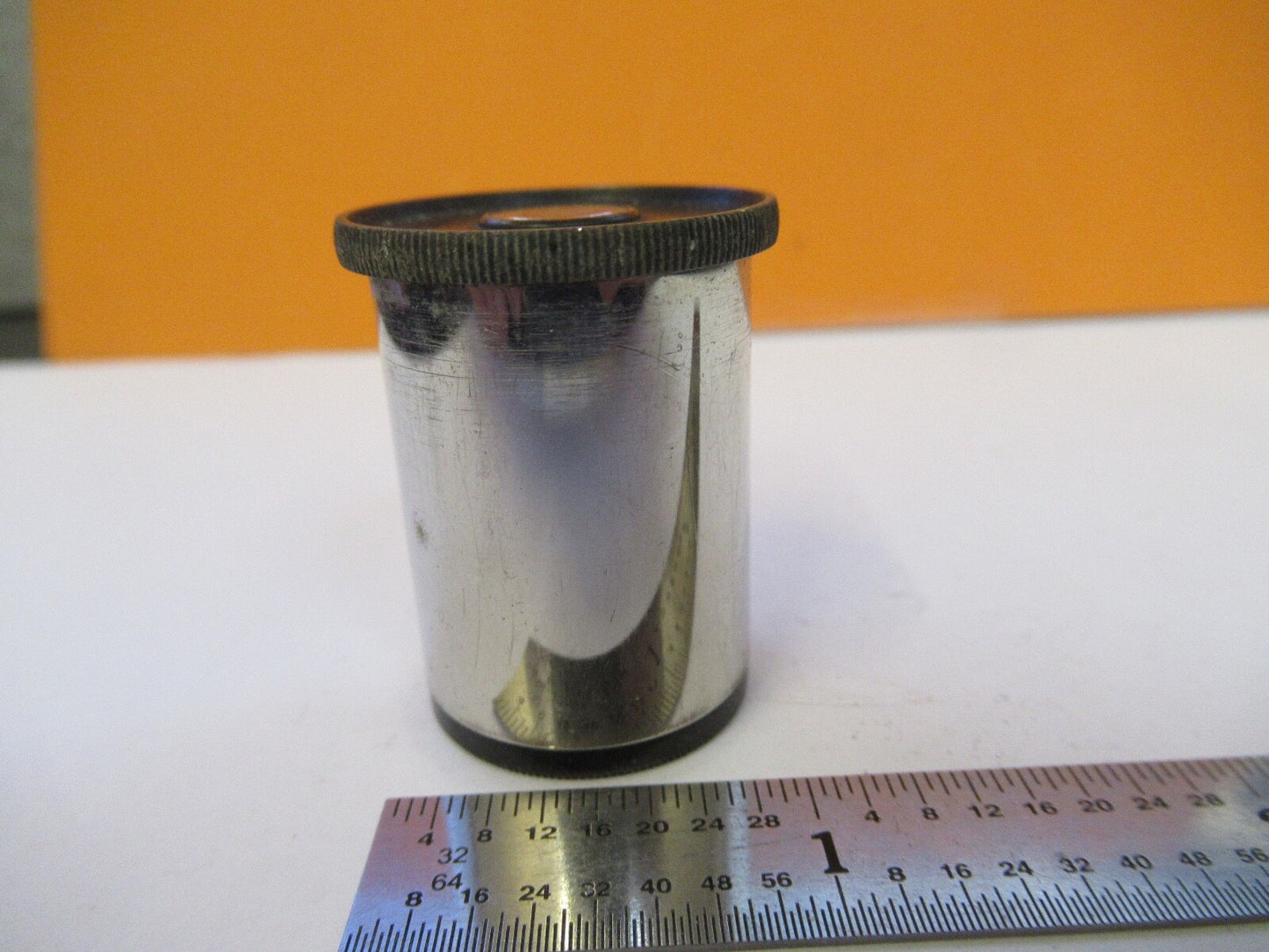 ANTIQUE LEITZ GERMANY 10X EYEPIECE OPTICS MICROSCOPE PART AS PICTURED &G1-A-97