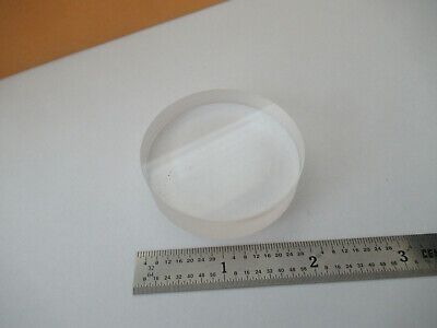 OPTICAL FLAT FUSED SILICA 2" DIAMETER LASER OPTICS AS PICTURED &F5-A-05