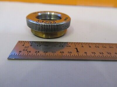 VICKERS ENGLAND OBJECTIVE 3X LENS OPTICS MICROSCOPE PART AS PICTURED &50-A-32