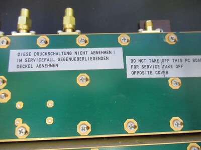 BOARD for ROHDE & SCHWARZ EMI TEST RECEIVER RF MODULE 848.9511.02 &4B-A-81