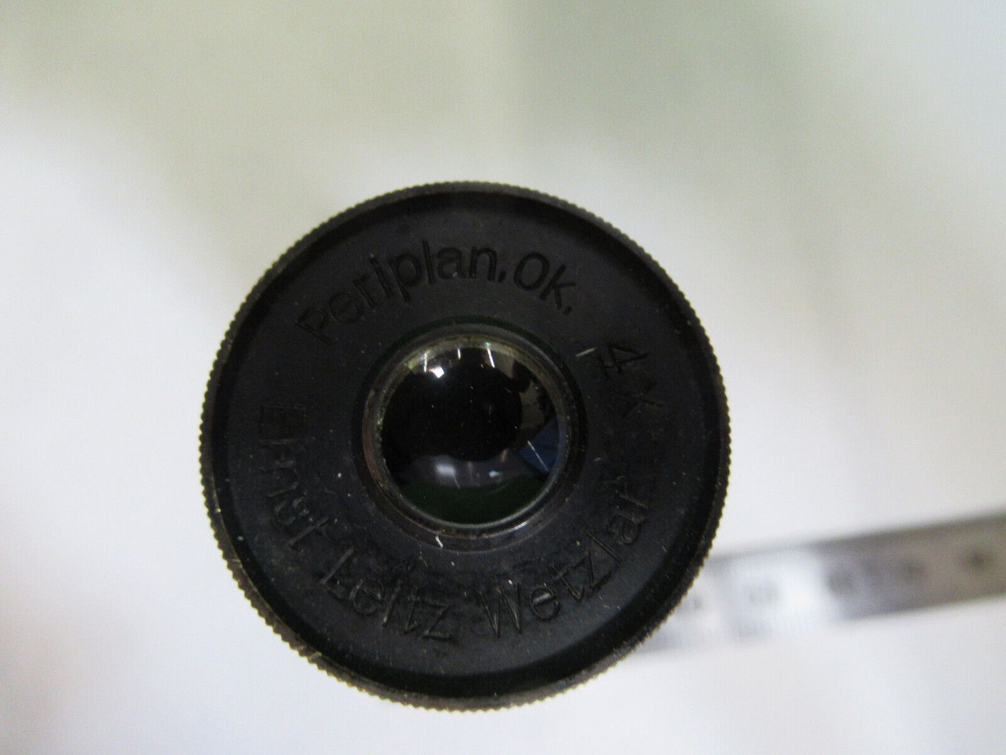 MICROSCOPE PART EYEPIECE 4X ANTIQUE LEITZ GERMANY OPTICS PICTURED S8-A-70