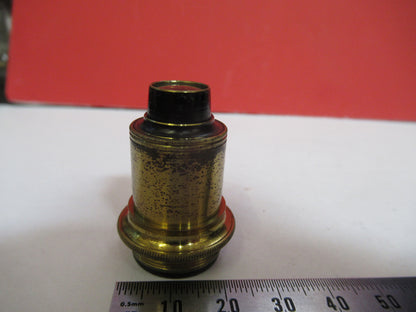 ANTIQUE BRASS WATSON LENS OBJECTIVE MICROSCOPE AS PICTURED &F8-A-76