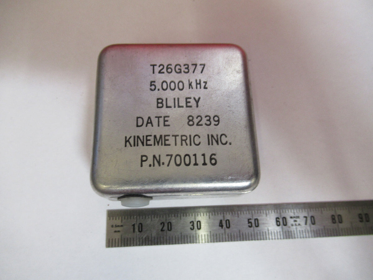 BLILEY QUARTZ OSCILLATOR 5 MHz FREQUENCY CONTROL RF AS PICTURED &S9-A-43