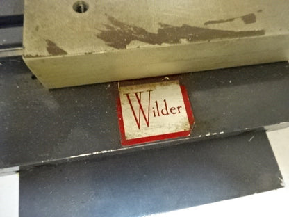 WILDER OPTO-METRIC TOOLS XY MICROMETER STAGE TABLE GERMANY AS IS #TC-1