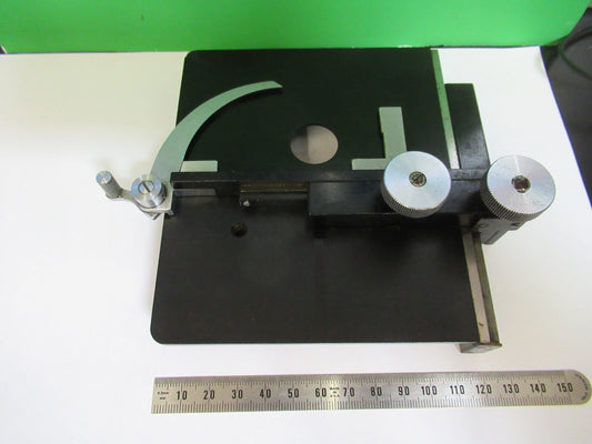 Bausch & Lomb Vintage Stage Table Xy Antique Microscope Part