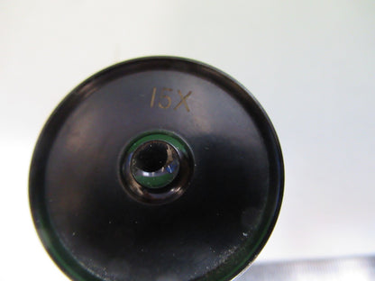 BAUSCH LOMB 15X EYEPIECE OCULAR OPTICS MICROSCOPE PART AS PICTURED T8-B-47