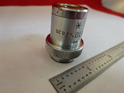 MIKROSKOPTEIL OBJEKTIVLINSE LEITZ GERMANY NPL 10X STAR OPTICS BIN#L8-A-09