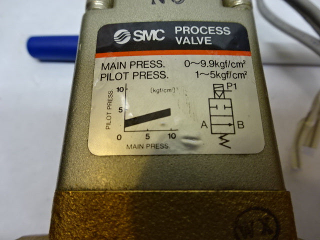 SMC JAPAN PROCESS VALVE SOLENOID VNB AS IS #82
