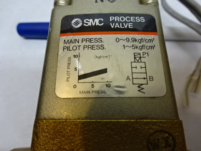 SMC JAPAN PROCESS VALVE SOLENOID VNB AS IS #82