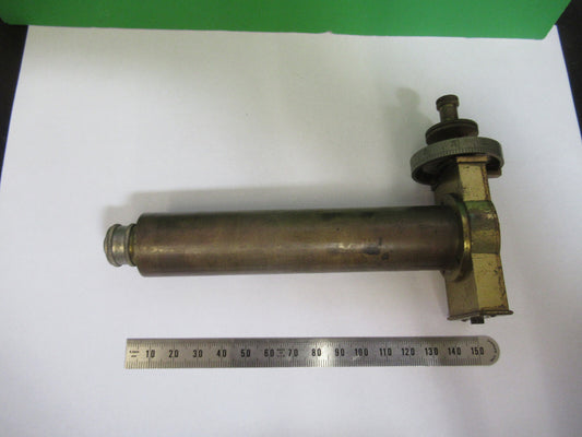 Antique Brass Tubus Frame Unknown Collimator Scope Part