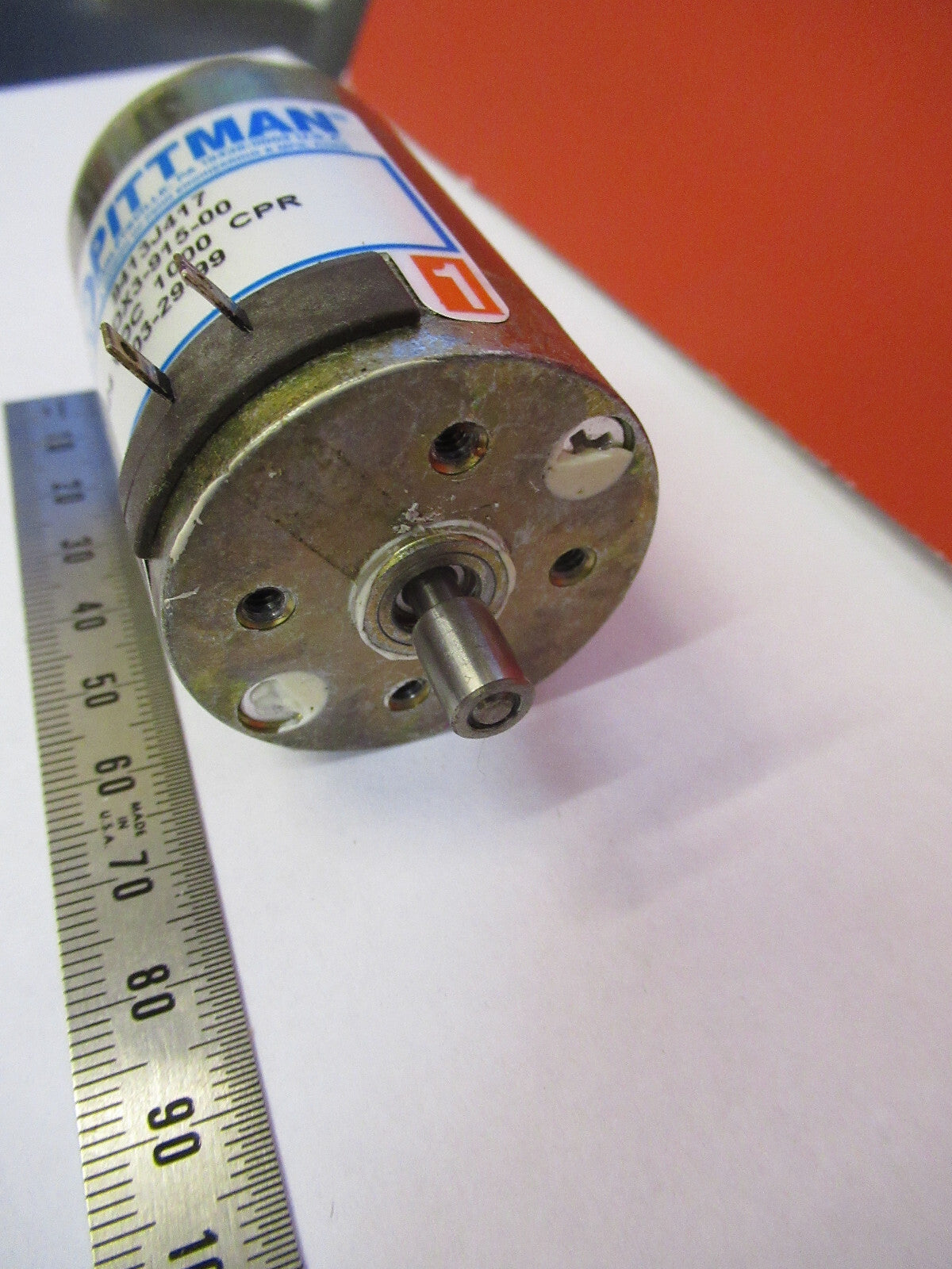 PITTMAN MOTOR 24 VDC DX3-915-00 AS PICTURED Q5-B-50