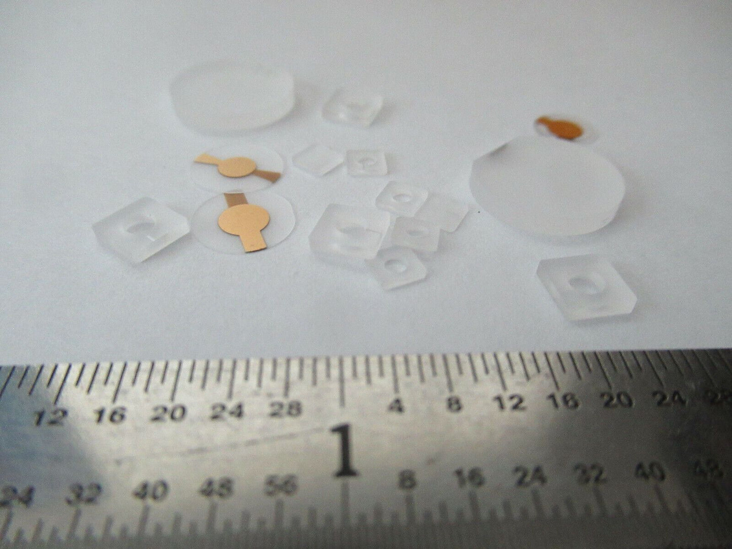 LOT BLANK PIEZOELECTRIC QUARTZ CRYSTAL X- Y- YX-CUT PIEZO SENSOR AS PIC #F5-A-54