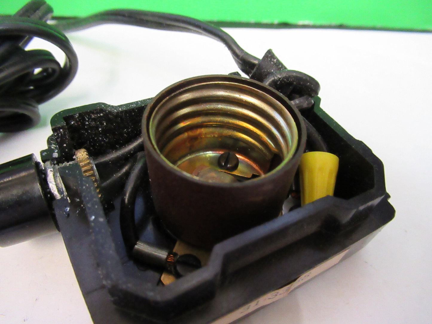 BAUSCH LOMB ILLUMINATOR LAMP BASE MICROSCOPE PART AS PICTURED A2-FD-08