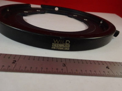 WILD SWISS M21 STAGE TABLE POL MICROSCOPE PART OPTICS AS IS &81-A-10