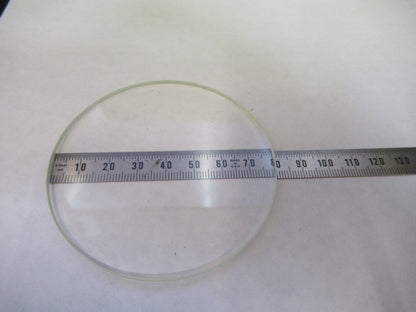 OPTICAL BK7 FLAT GLASS WINDOW OPTICS STAGE MICROSCOPE 80mm AS PICTURED S1-B-04