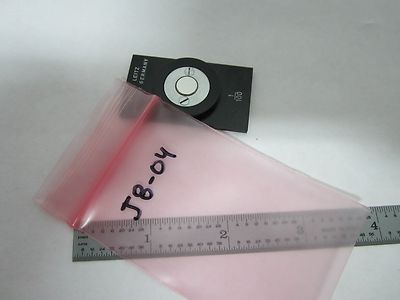 OPTISCHES MIKROSKOP LEITZ WETZLAR STANDARD 1/100 RETICLE OPTICS AS IS BIN#J8-04