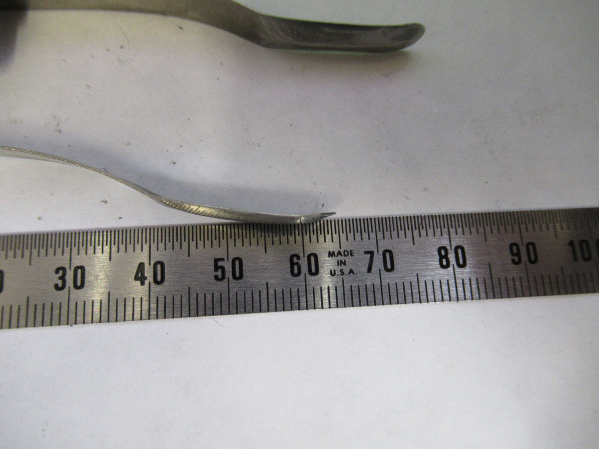 BAUSCH LOMB PAIR CLIPS STAGE MICROSCOPE PART AS PICTURED X9-B-66
