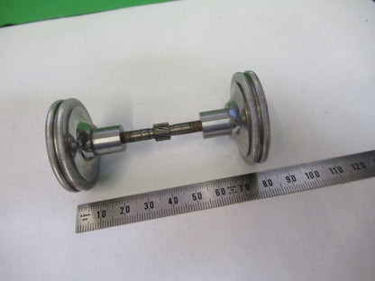 SPENCER AO SET of KNOBS STAGE ANTIQUE MICROSCOPE PART as pic H3-B-23