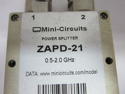 Mini-Circuits ZAPD-21 N Connector 2 GHz RF Microwave Frequency